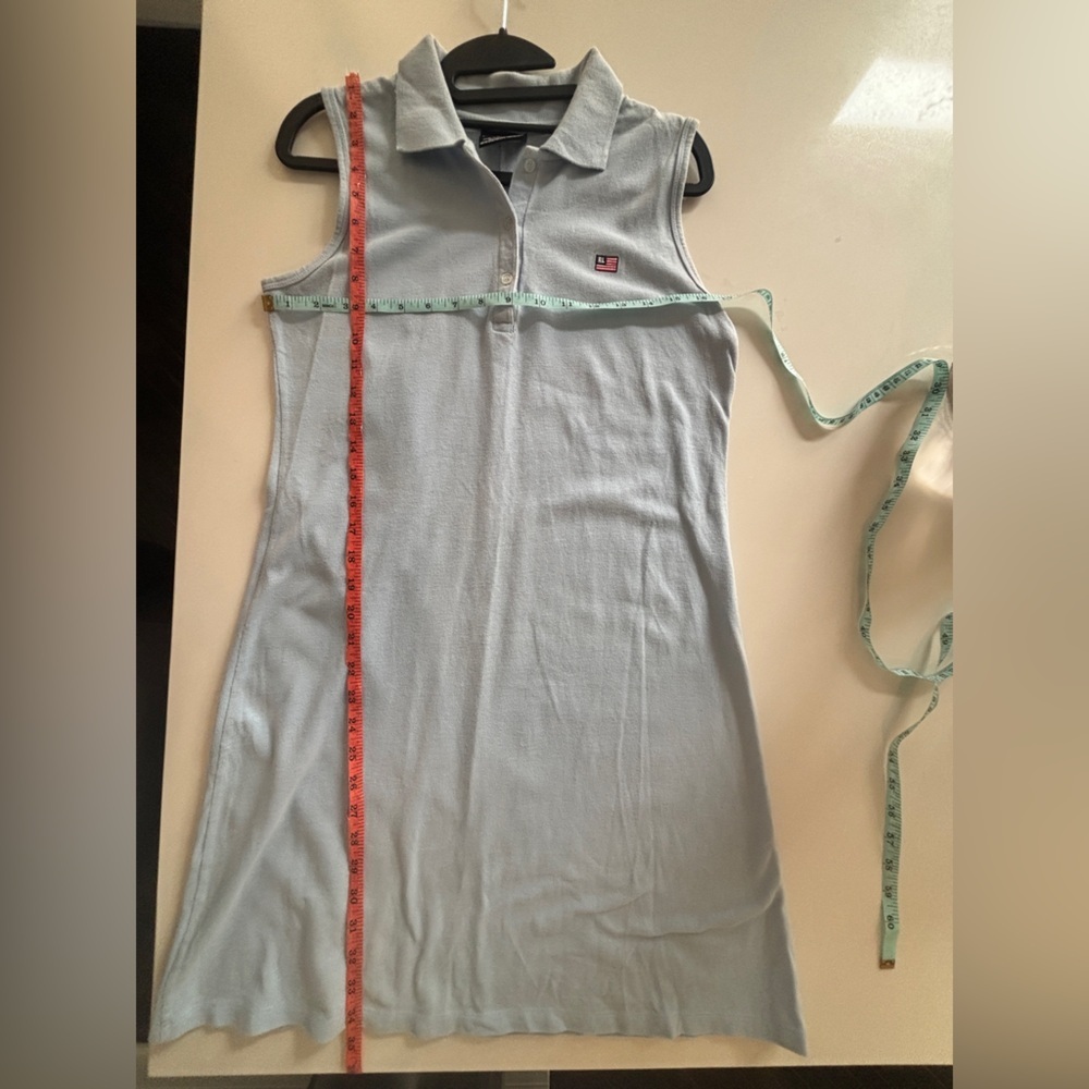 Ralph Lauren Light Blue Polo Mini Dress Size Large - Picture 7 of 7